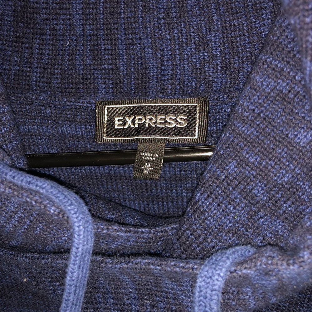 Express Men’s High Neck Sweater w/ Strings - Picture 2 of 3